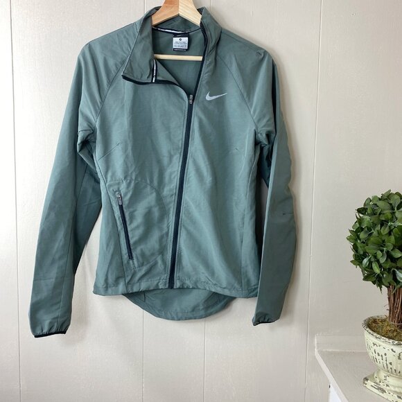 Nike Green Windbreaker Size X-Small - Picture 7 of 7